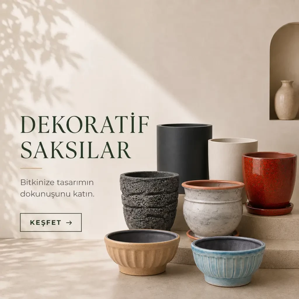 Dekoratif Saksı Modelleri