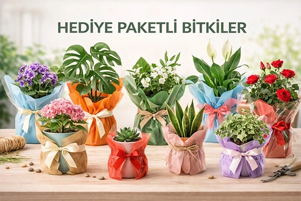 HEDİYE PAKETLİ BİTKİLER