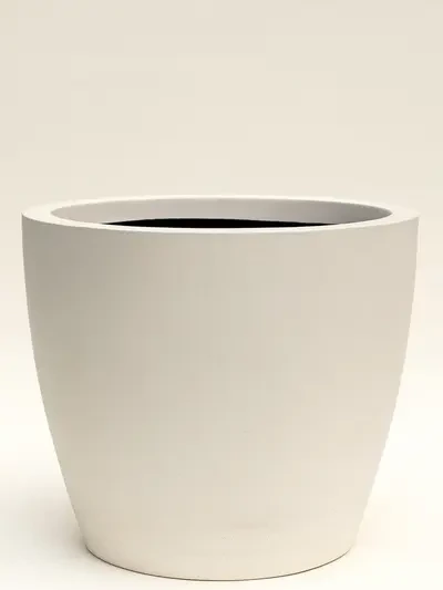 Manolya Beton Saksı No 4 Ø47cm Beyaz - Saksilar - Lalezar Botanik
