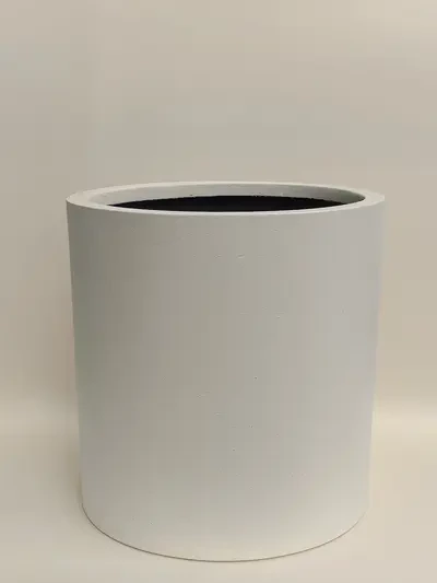 Silindir Beton Saksı No 1 Ø32cm Beyaz - Saksilar - Lalezar Botanik