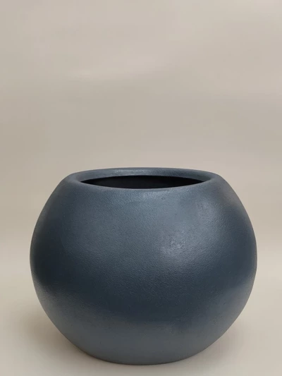 Küre Beton Saksı No 1 Ø39cm Antrasit -  Saksilar - Lalezar Botanik
