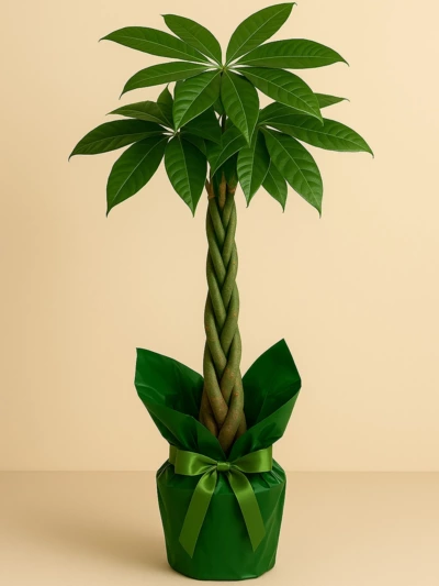 Pachira - Para Ağacı 120 cm Hediye Paketli Pachira - Para Ağacı 120 cm Hediye Paketli -  Salonofisbitkileri - Lalezar Botanik