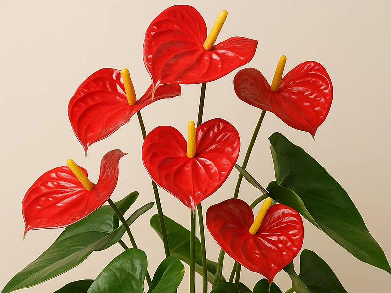 Antoryum: Parlak Yaprakları ve Zarif Çiçekleriyle Salonların Gözdesi