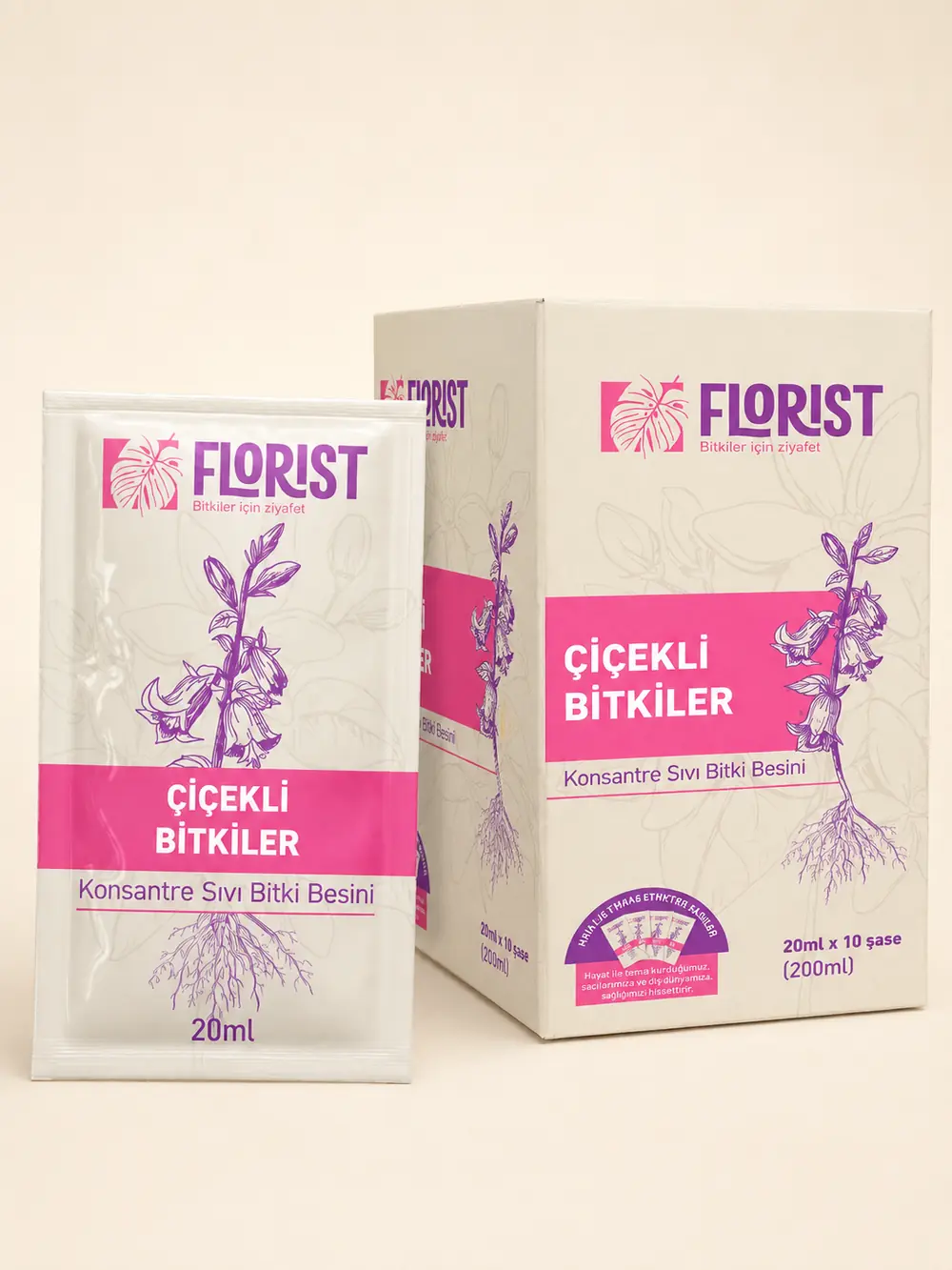 Florist Çiçekli Bitkiler Sıvı Konsantre Bitki Besini - salon-ofis-bitkileri - Lalezar Botanik