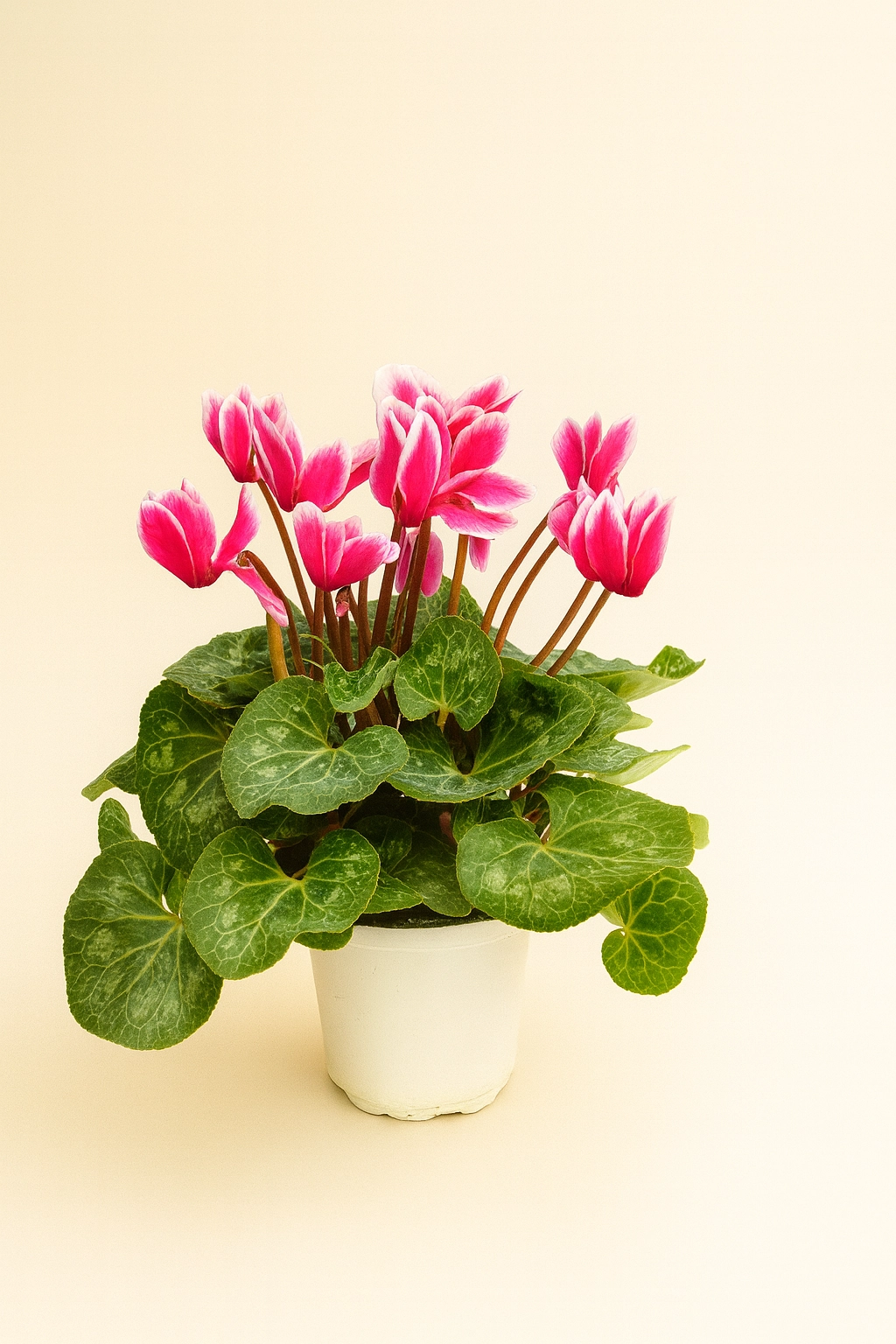 Sıklamen Pembe Beyaz - salon-ofis-bitkileri - Lalezar Botanik