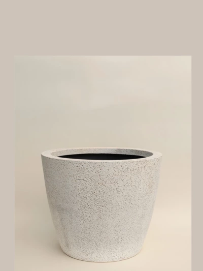 Manolya Beton Saksı No 1 Ø22cm Kırçıllı
