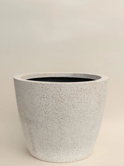 Manolya Beton Saksı No 2 Ø28cm Kırçıllı - saksilar - Lalezar Botanik