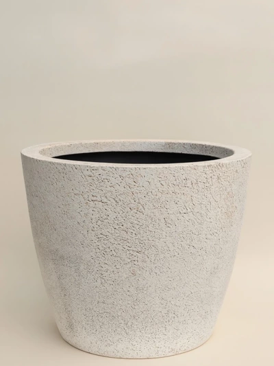 Manolya Beton Saksı No 3 Ø37cm Kırçıllı