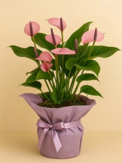 Anthurium Zizou Hediye Paketli