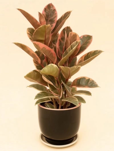 Kauçuk Ficus Tineke 3 Kök 100cm Dekoratif Saksılı