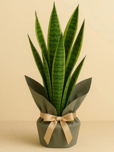 Sansevieria Paşa Kılıcı 50 cm Hediye Paketli