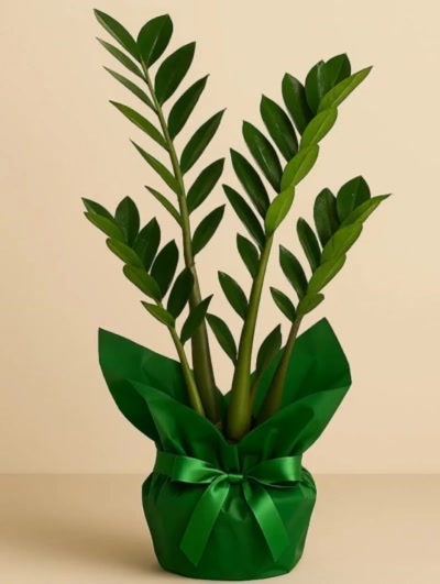 Zamia Zamioculcas 50 cm Hediye Paketli